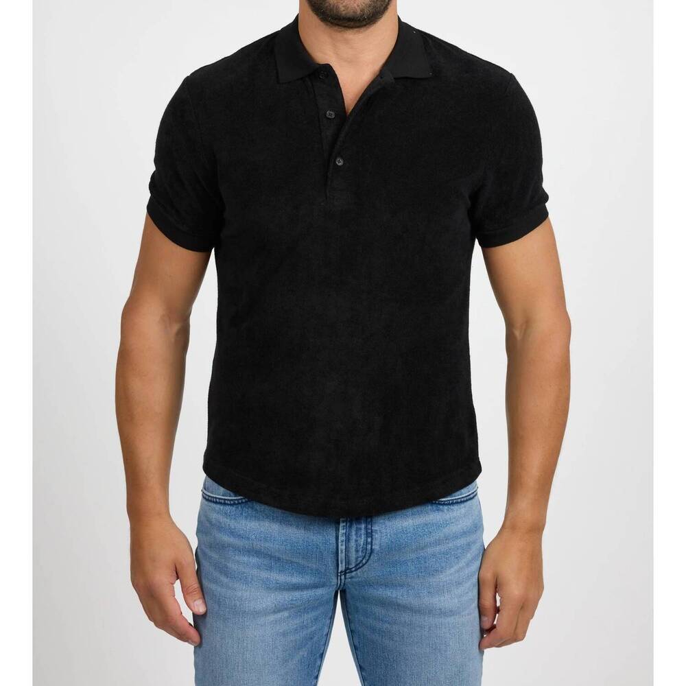 NEW MONFRERE pierce polo shirt in noir